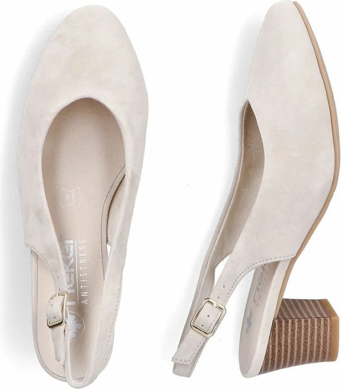 Këpucë Rieker femra, bezhë