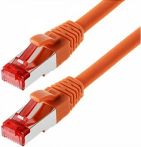 Kabllo rrjeti Helos Patch Cat6 GHMT AWG 27/7, 0.25 m, portokalli