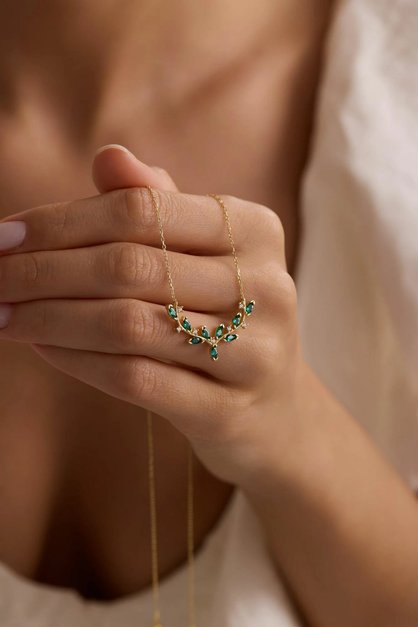 Qafore argjendi, ngjyrë ari dhe e gjelbër, Jumeon, NRZ1000436