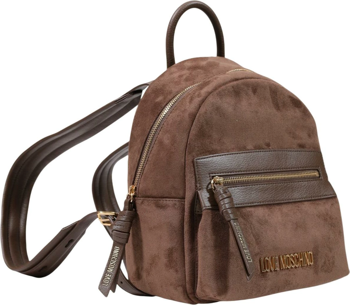 Çantë shpine Love Moschino JC4093PP për femra, kafe