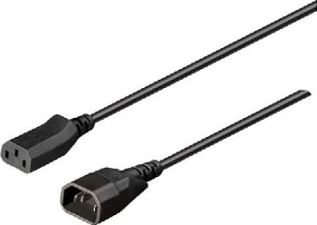 Kablë energjie Bachmann 356.120, IEC C14 në C15, 1 m, e zezë