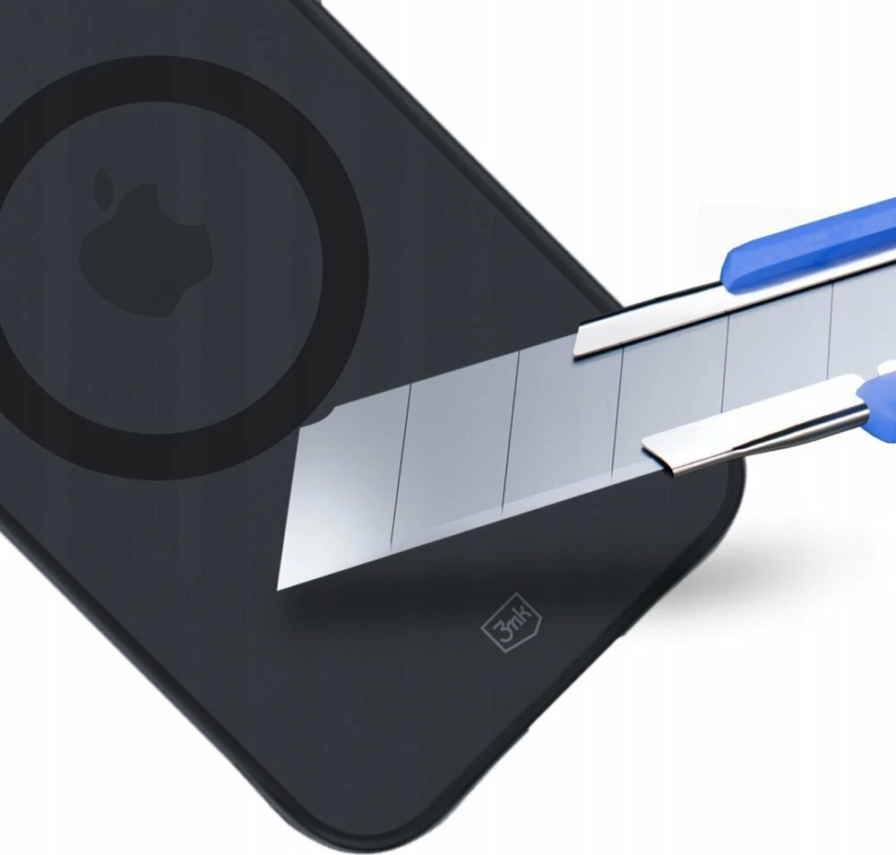 Mbështjellës 3MK Smoke MagCase për Apple iPhone 15, MagSafe, Military Grade, polikarbonat, i zi