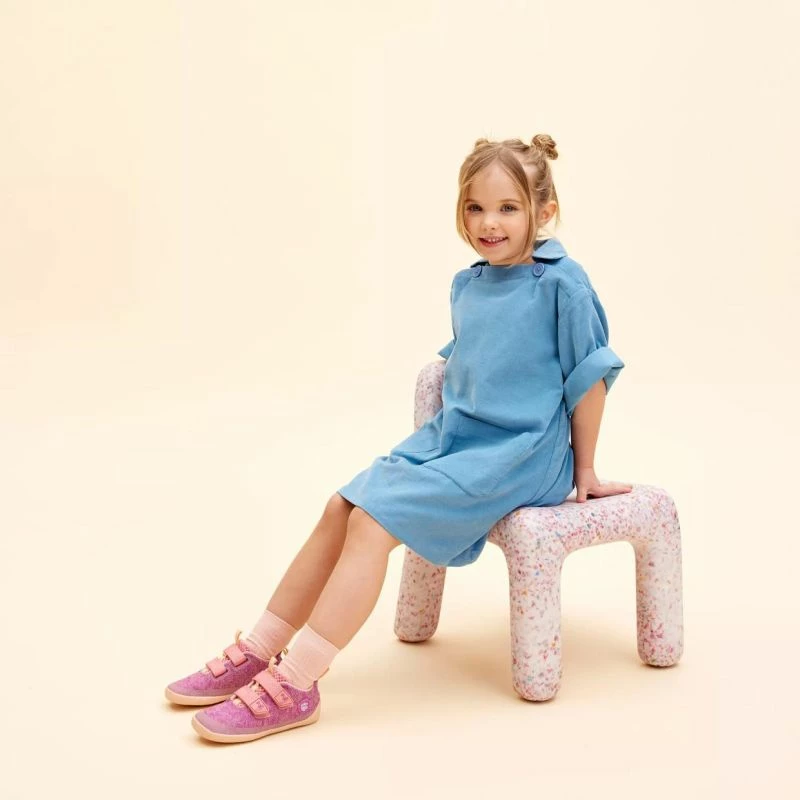 Këpucë për fëmijë Affenzahn Barefoot Shoe Knit Happy Flamingo [Madhësia: 30]