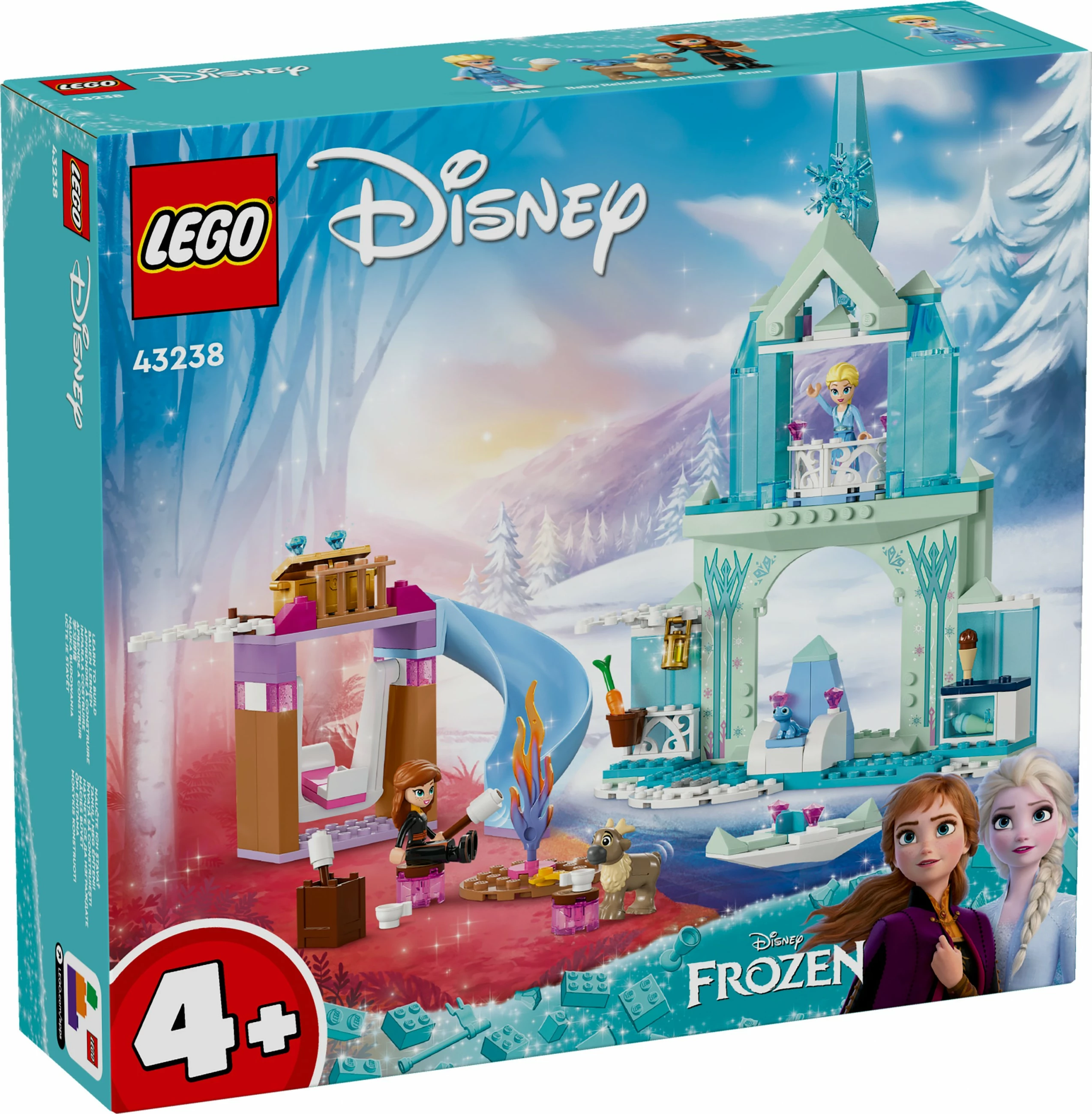 Set ndërtimi LEGO Disney 43238 Elsa's Frozen Castle, 163 pjesë, shumëngjyrësh