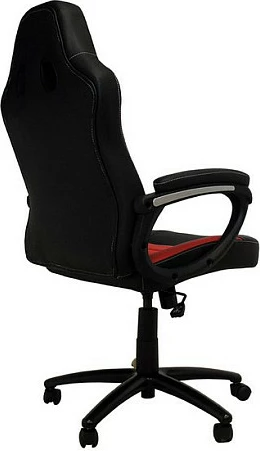 Karrige gaming LC-Power CL-RC-BR, lëkurë artificiale, 150 kg, zi/kuqe