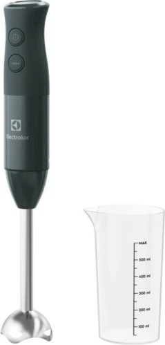 Blender dore, Electrolux, E3HB1-4GG, 400 W, 10 shpejtësi, trup çelik inox, e zezë, set me gotë matëse 600 ml