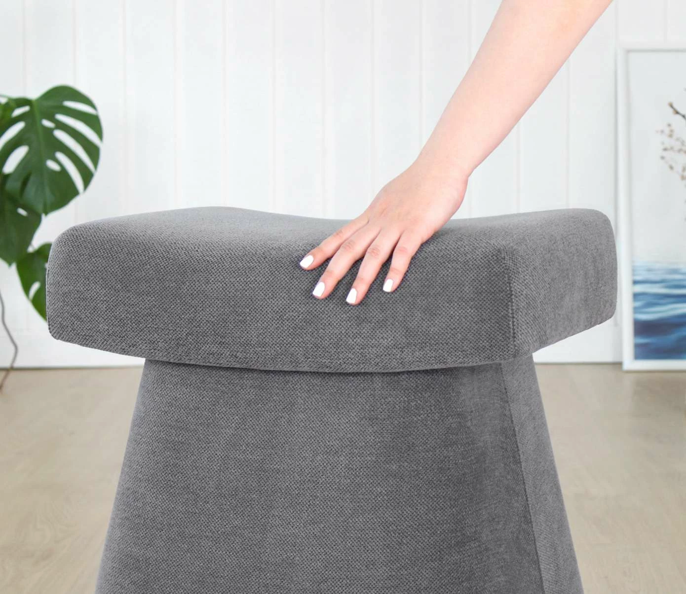 Puf Atelier del Sofa, ngjyrë gri, Gurrata
