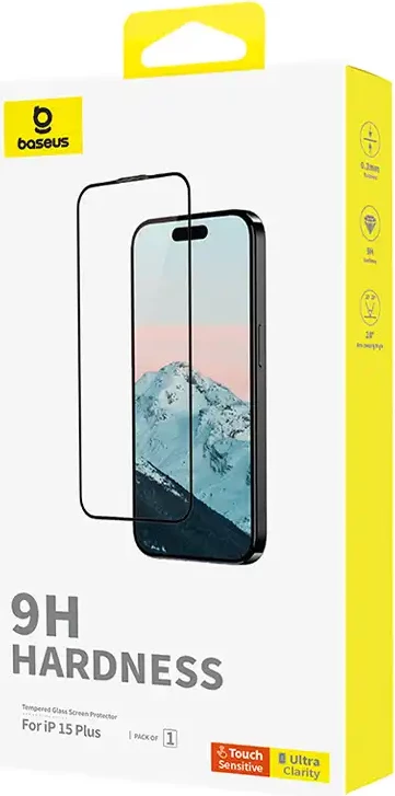 Xham i temperuar Baseus Diamond 0.3mm për iPhone 15 Plus