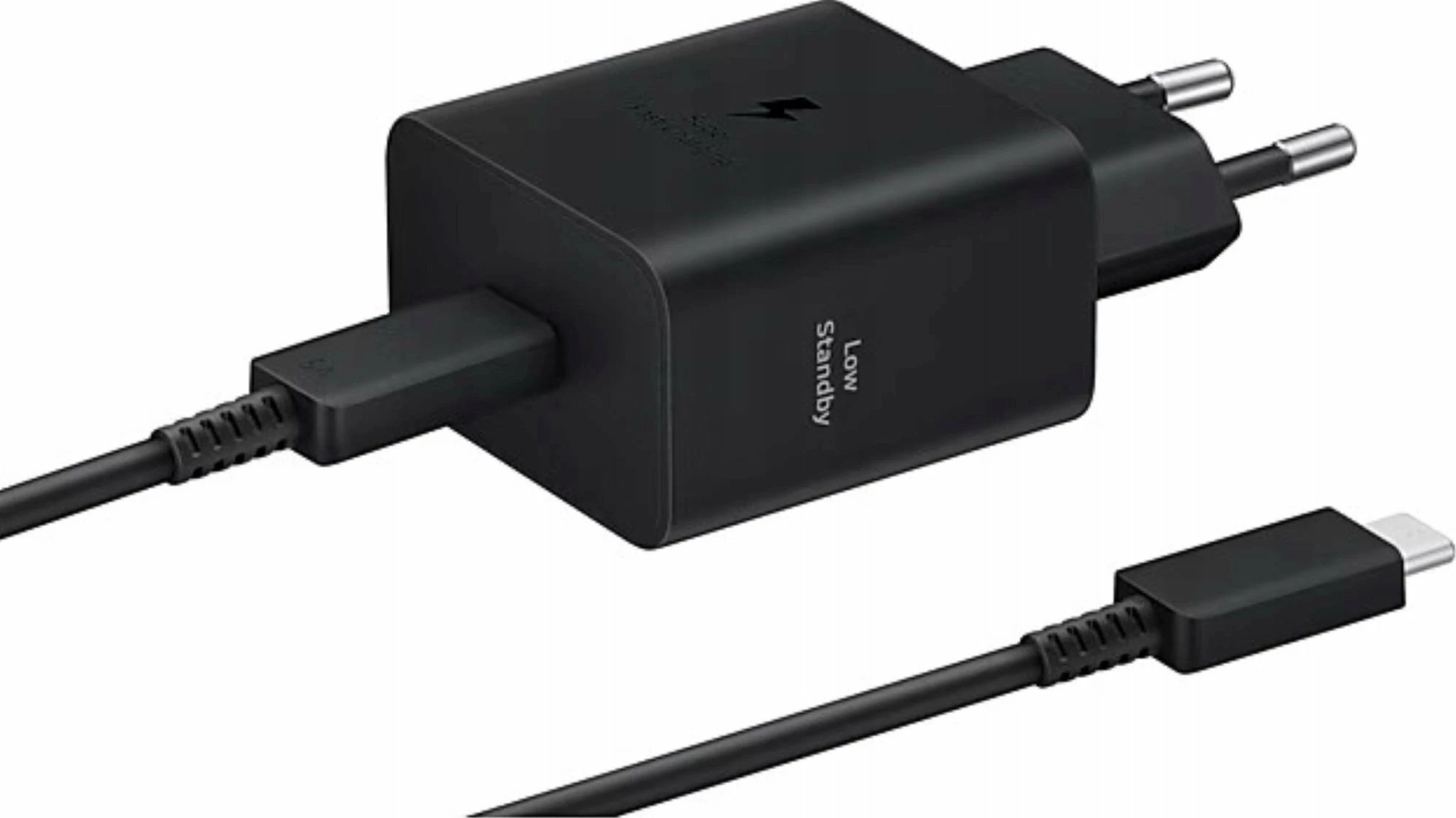 Karikues rrjeti Samsung EP-T4511XBEGEU 45W 1x USB-C me kabllo USB-C 1.8m, i zi