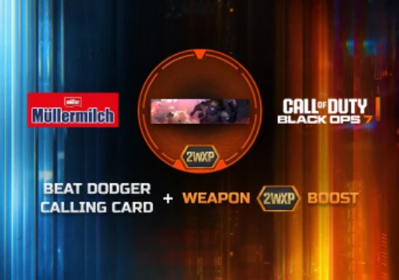 Call of Duty: Black Ops 7 - Beat Dodger Calling Card + 1 Hour Double Weapon XP DLC EN Global