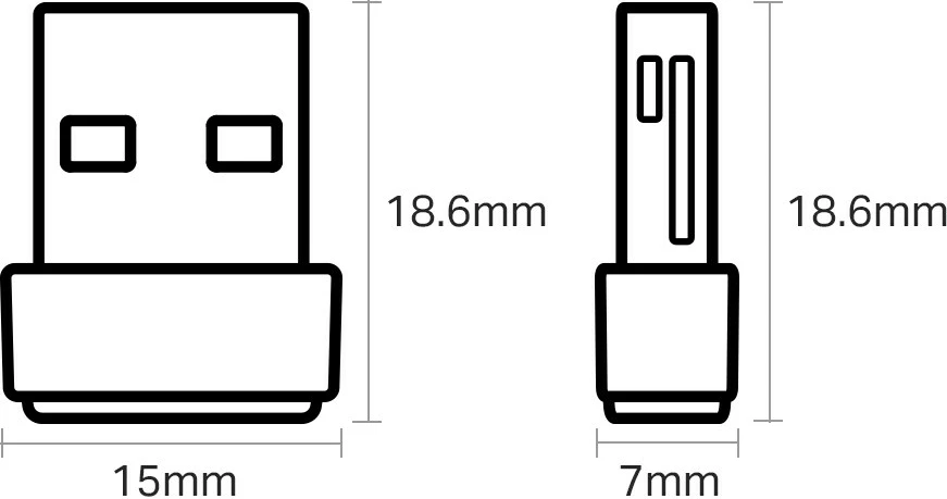 Përshtatës Nano USB, TP-Link AC600