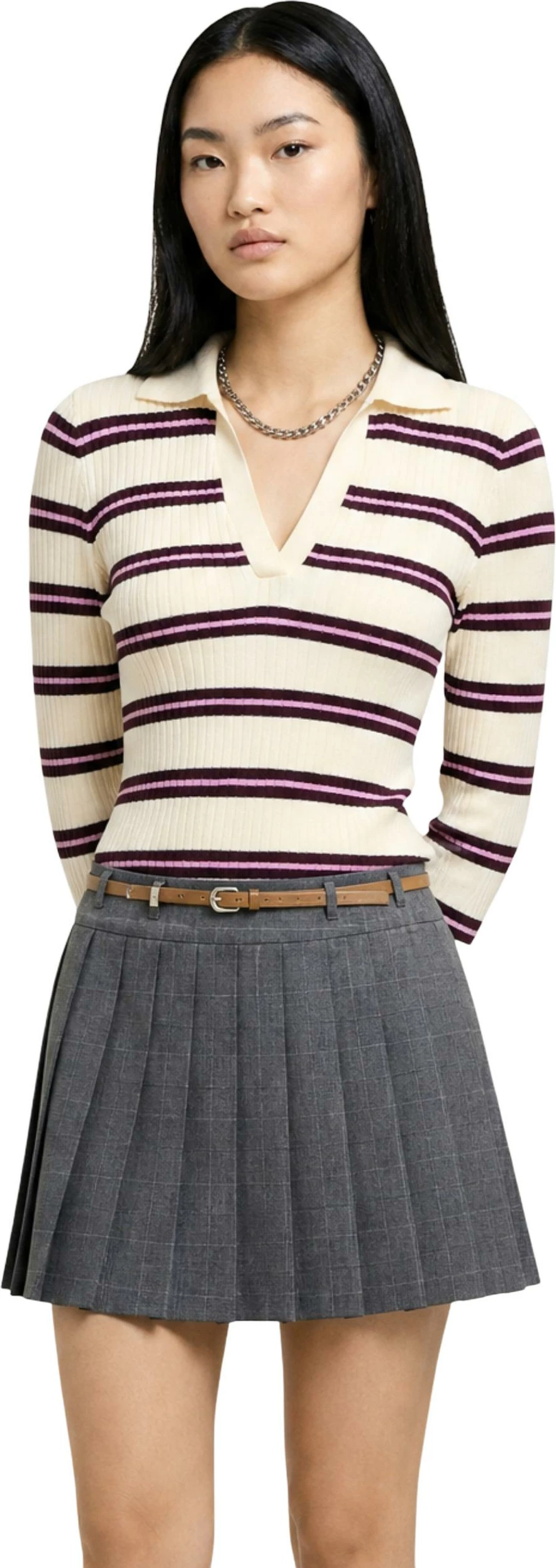 Xhemper polo për femra Only ONLKAYA 15380052, e fildishtë [Madhësia: L]
