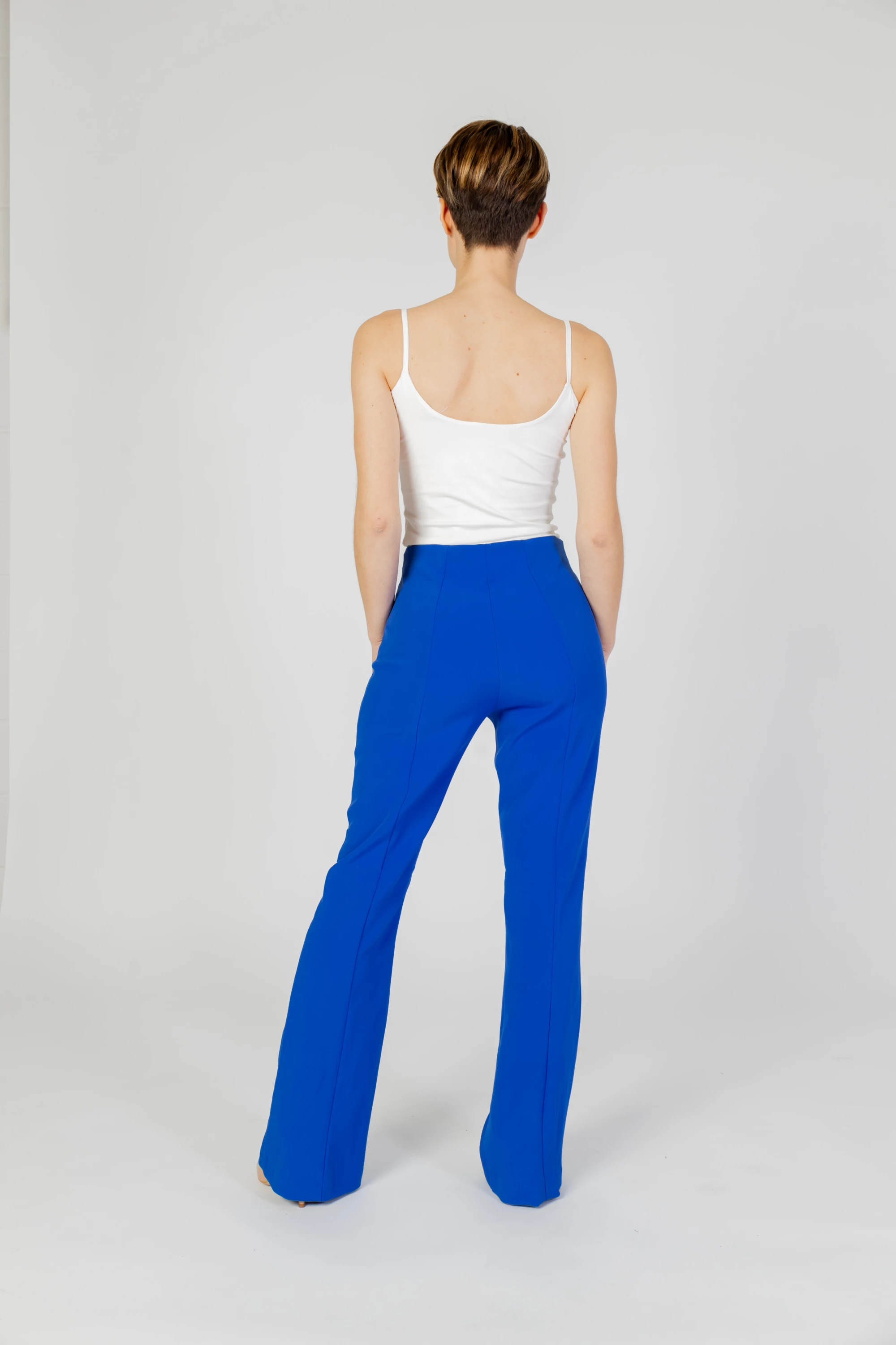 Pantallona për femra Only Onlastrid Life HW Fla Pin CC TLR RP 15318359, indigo [Madhësia: W40 L32]