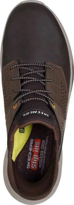 Këpucë për meshkuj Skechers, kafe