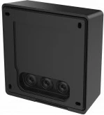 Kutia montuese sipërfaqësore Axis 02066-001, Alumini, Montim në mur, E zezë, Çelik inox