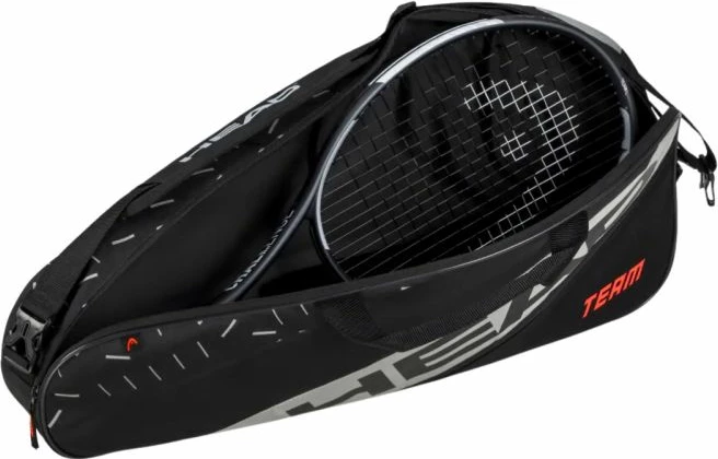 Çantë raketash Head për tenis, unisex, e zezë/gri