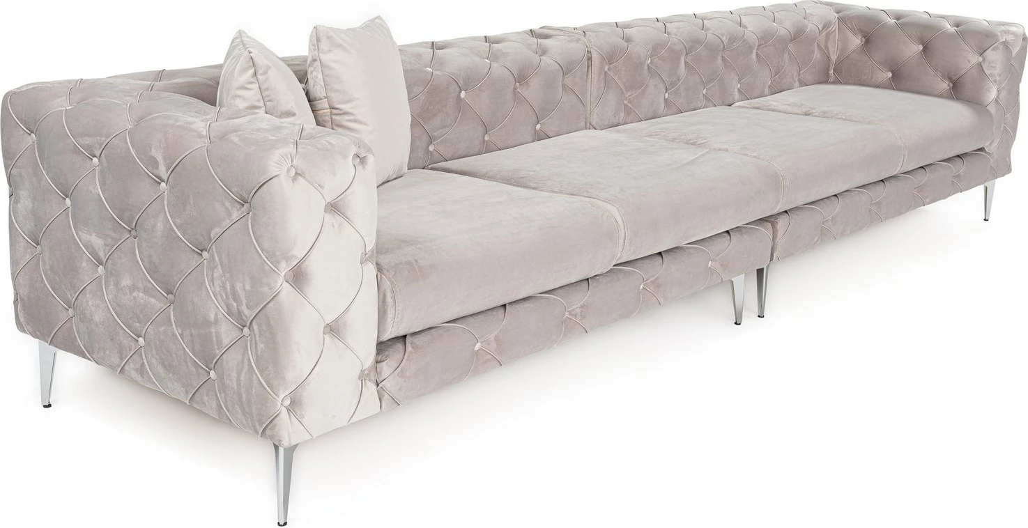 Divan katër vendesh Atelier del Sofa, Como, ngjyrë gri e çelët