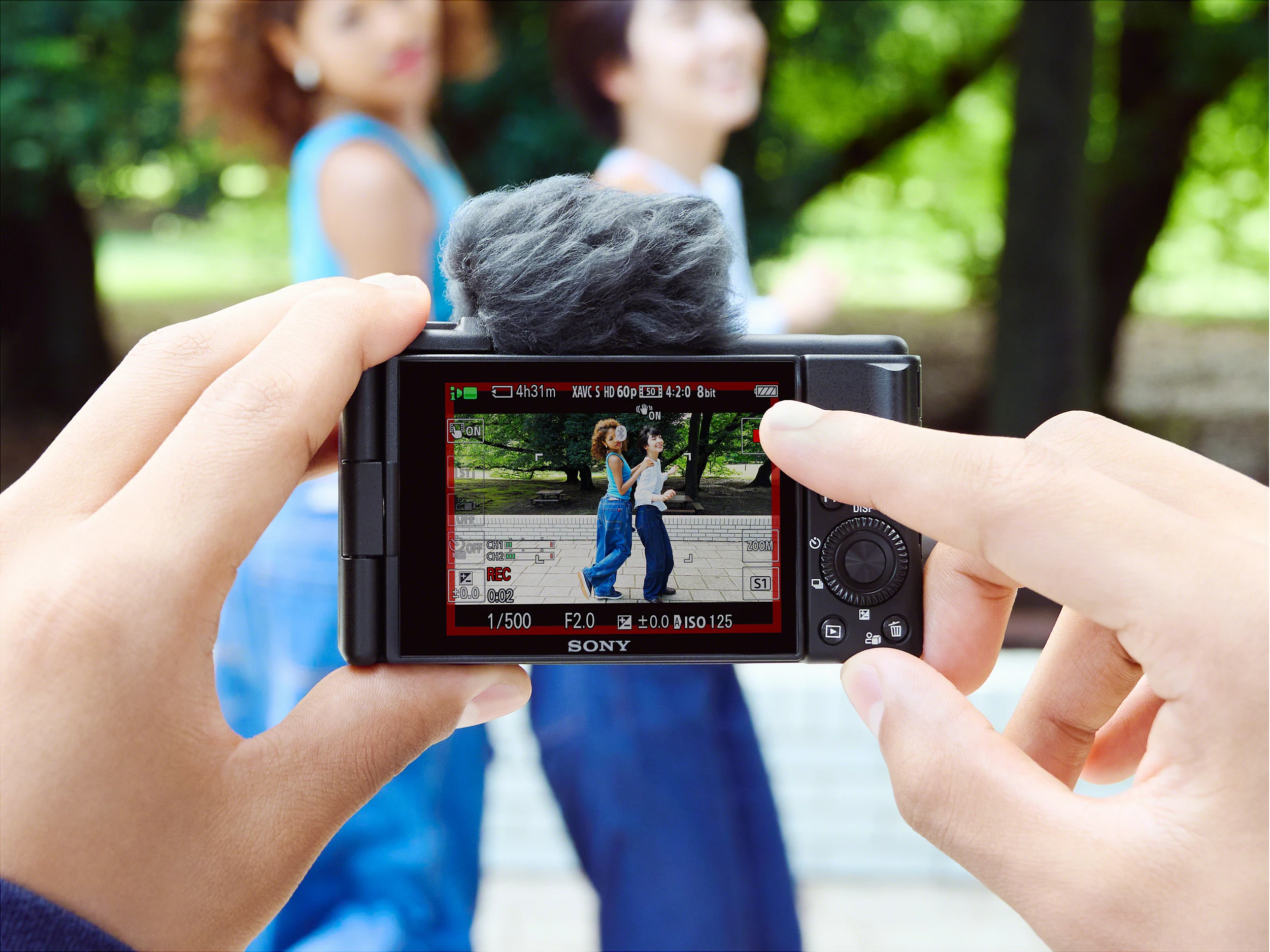 Kamerë kompakte Sony ZV-1F, 20.1MP, 4K UHD, ekran 3" me prekje, e zezë 6