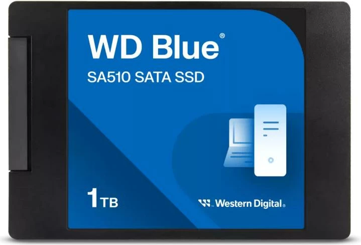 SSD i brendshëm Western Digital WD Blue SA510 WDS100T3B0A 1TB 2.5\" SATA, blu
