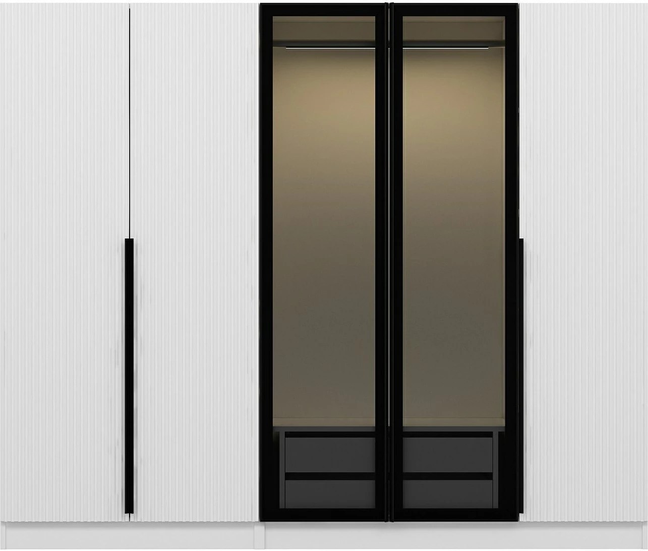 Dollap garderobe Fume, Skye Decor, Kale Plus - 7811