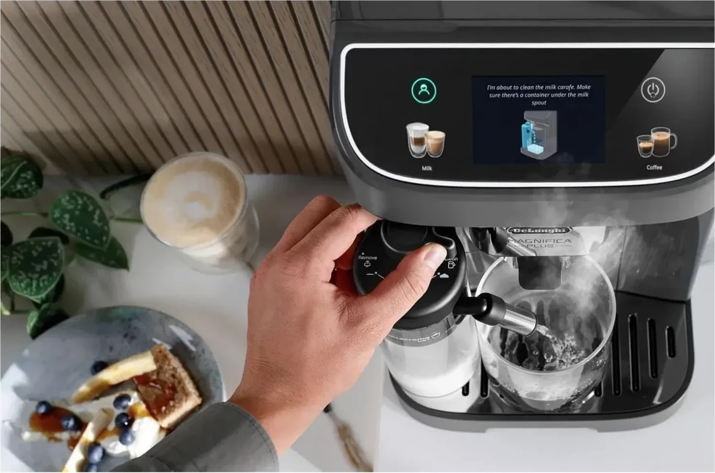 Aparat kafeje DeLonghi Magnifica Plus ECAM 320.61.G, automatik, gri