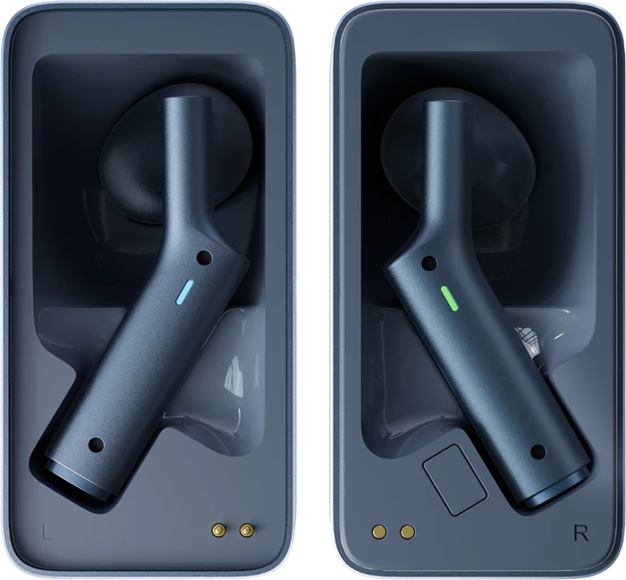 Kufje përkthimi Timekettle W4, përkthim në kohë reale 43 gjuhë/96 aksente, deri 20 orë me kuti karikimi, blu (set)