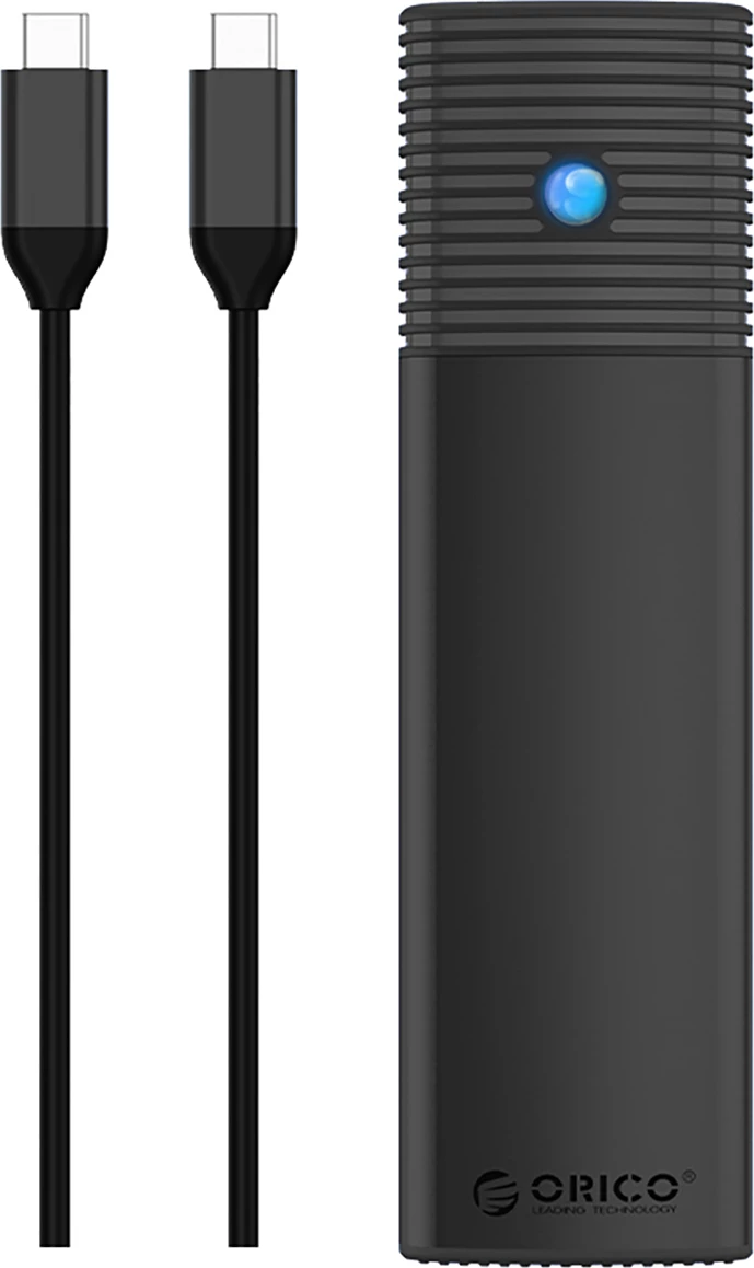 Kasë Orico PWM2 për SSD M.2 NGFF SATA, USB-C 5Gb/s, e zezë