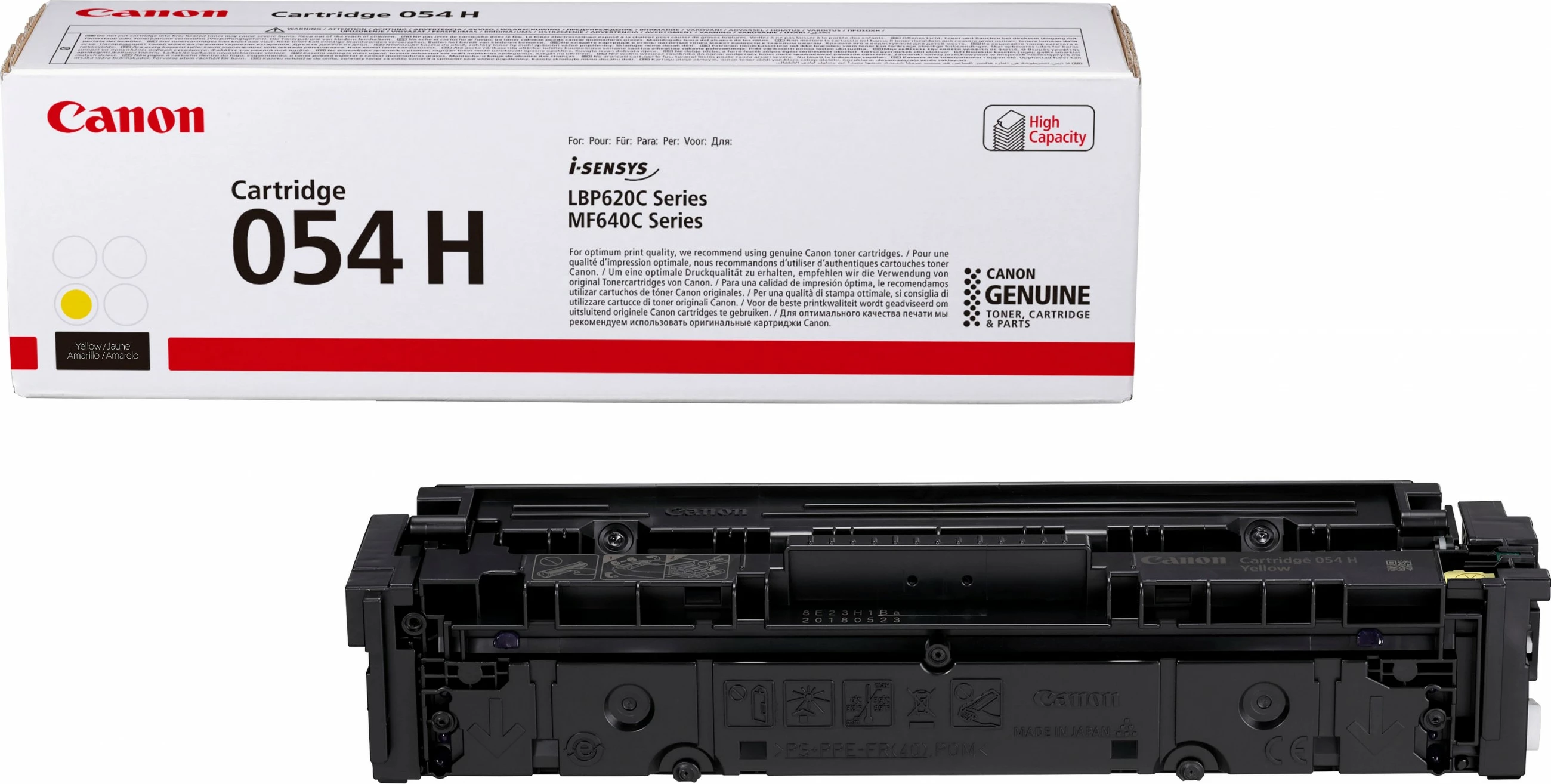 Toner Canon 054 H, Ngjyrë e verdhë, 2300 faqe