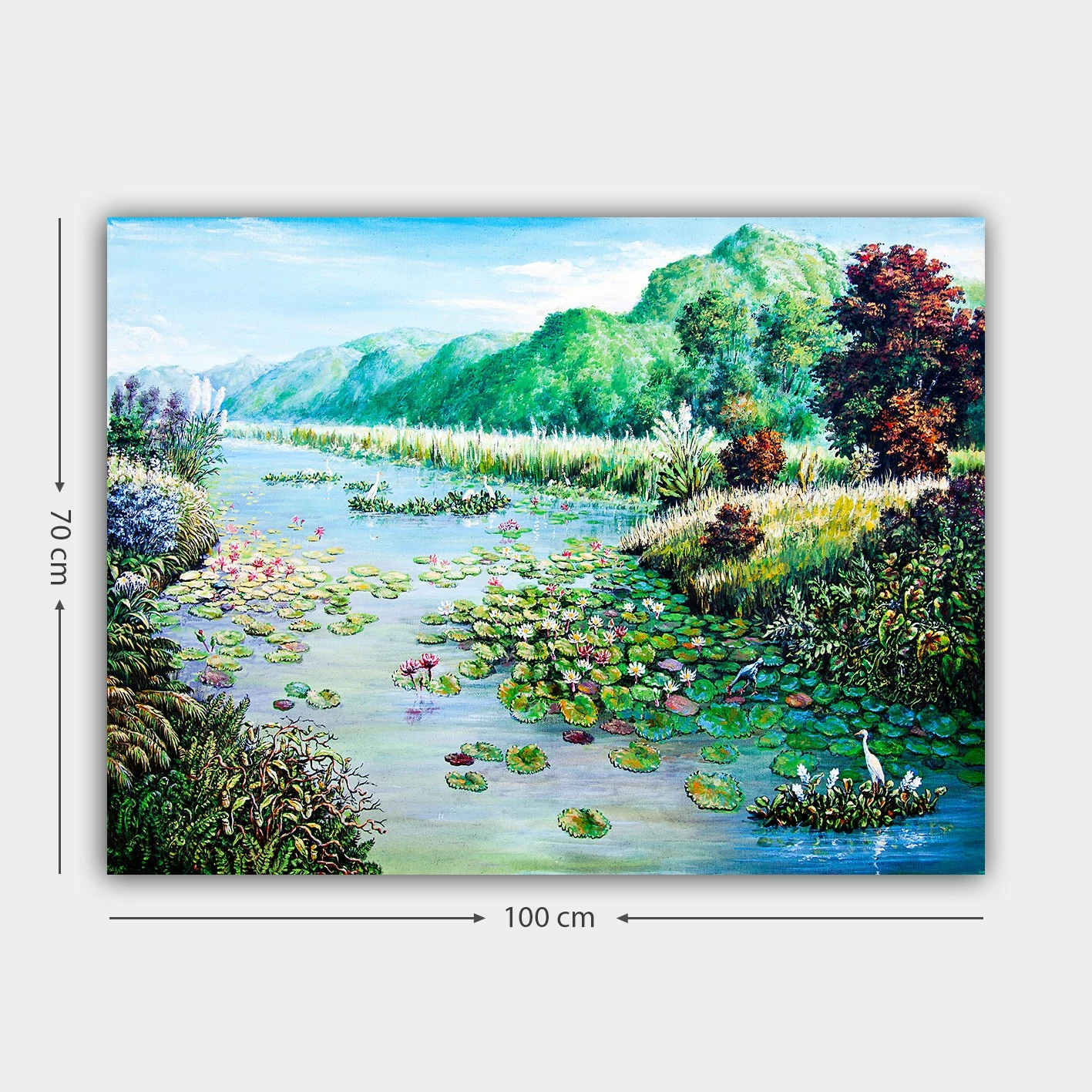 Pikturë dekorative në kanavacë, shumëngjyrëshe, 70x100cm, Wallity 98635826