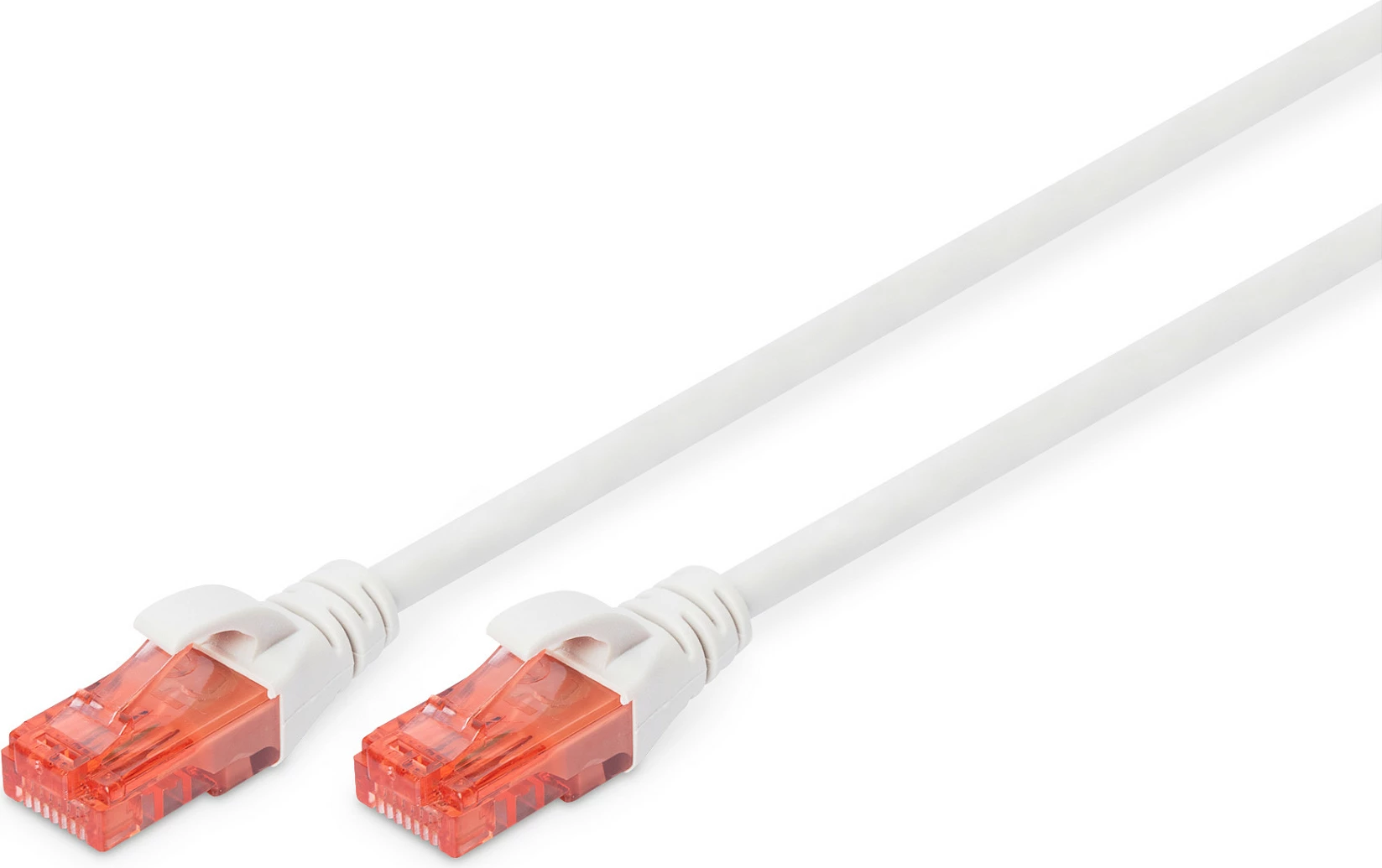Kabëll rrjeti Digitus Cat6, 2m, U/UTP, RJ-45, i bardhë