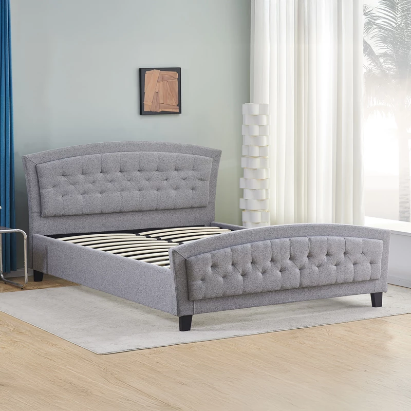 Krevat dopio Camaro, ngjyrë gri, 160x200cm