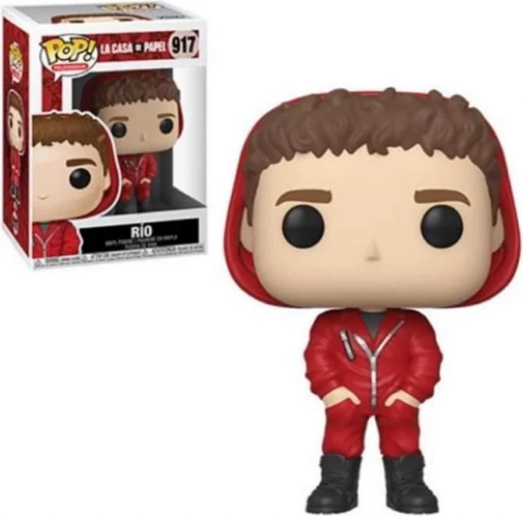 Figurinë koleksionuese Funko POP! TV La Casa de Papel S2 Rio, vinyl, e kuqe