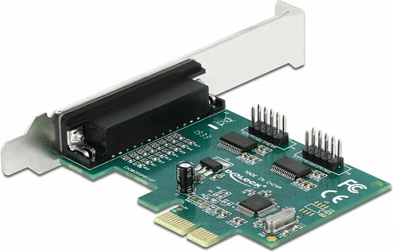 Kartë zgjerimi PCIe DeLOCK 90413, 2x RS-232 + 1x Paralel