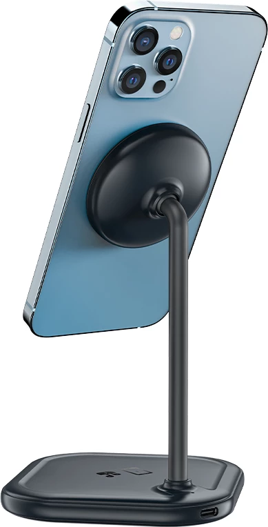 Karikues wireless Acefast E6, 15W, MagSafe, për iPhone dhe AirPods, Gri