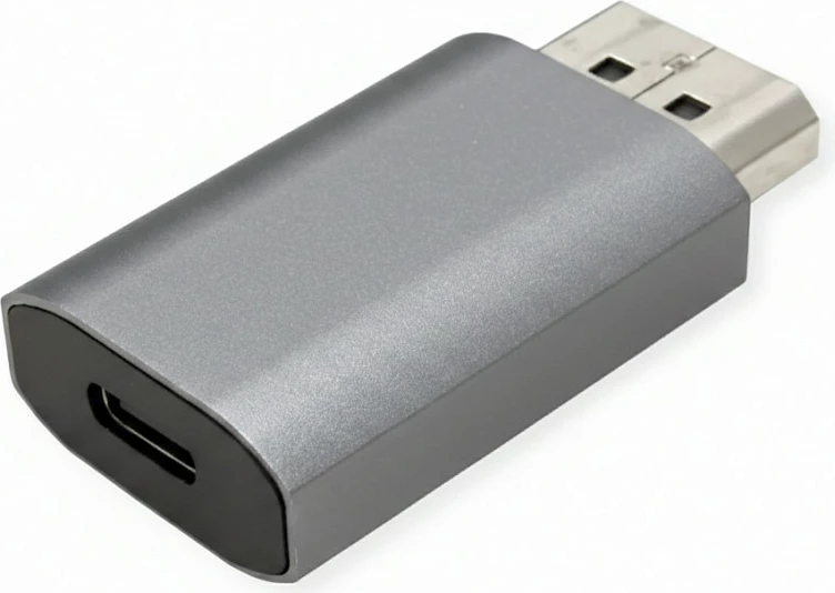 Adapter VALUE USB-C në DisplayPort, 8K@60Hz, bidireksional, gri