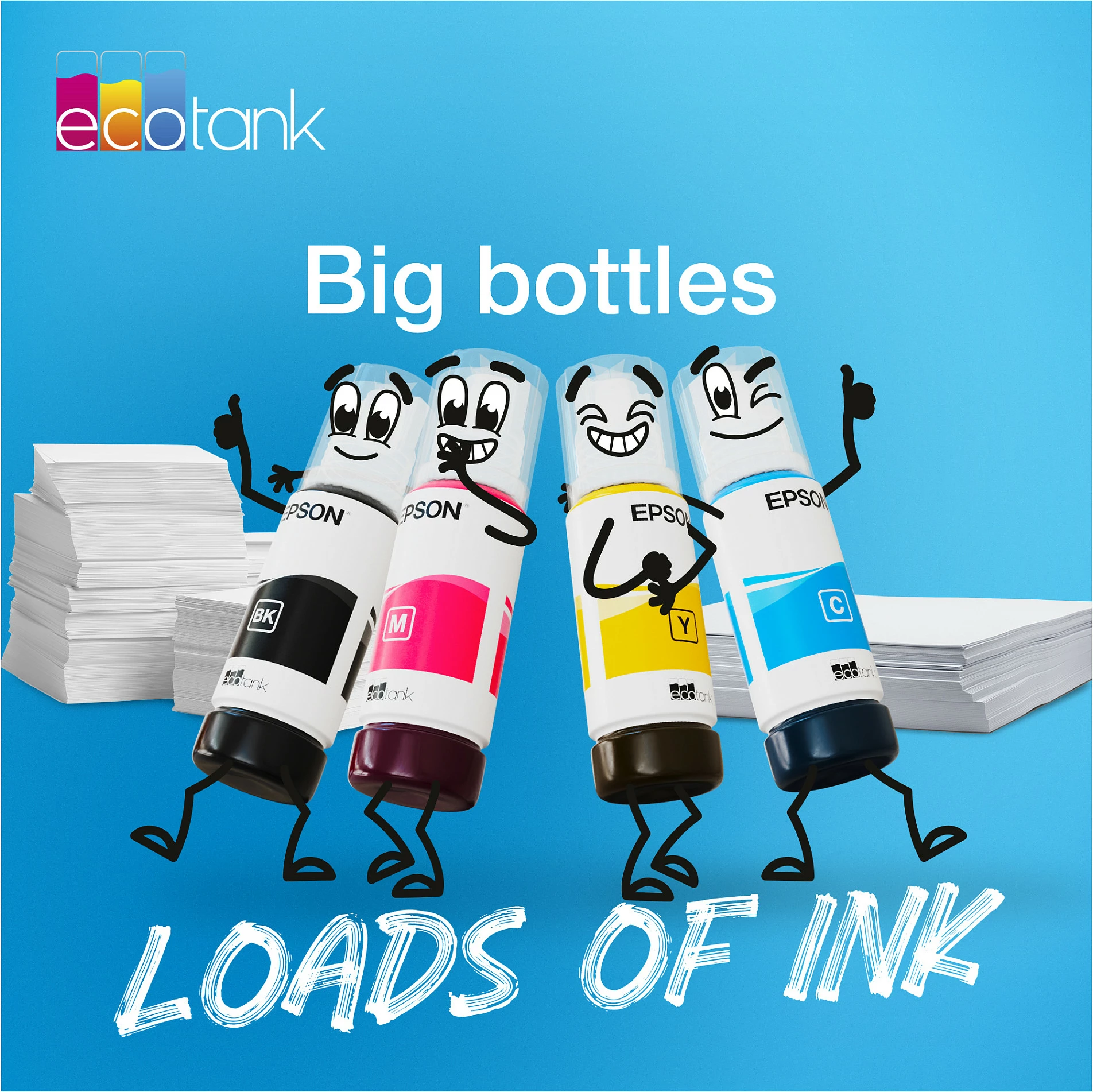 Bojë për printer Epson EcoTank 103, 65 ml, e verdhë