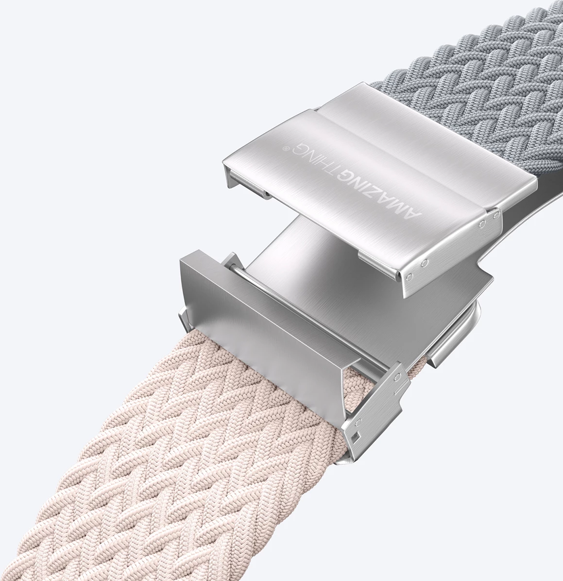 Set rripash për Apple Watch 42mm AmazingThing Blend Band, 2 copë, rozë-gri/rozë