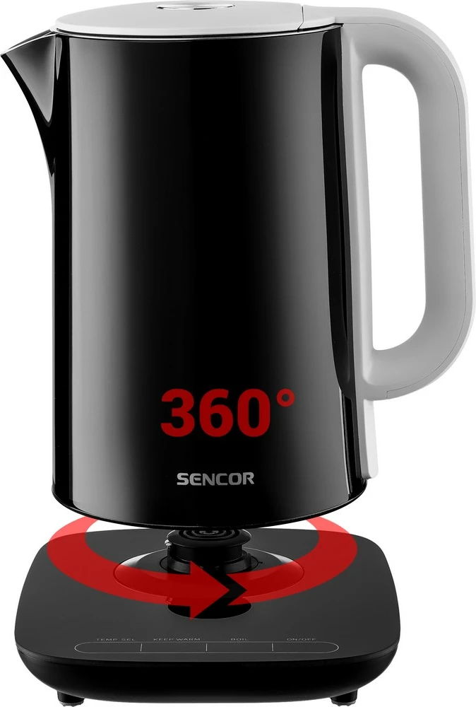Vluese Uji me termorregullues 1.7l Sencor SWK 1592BK, e zezë