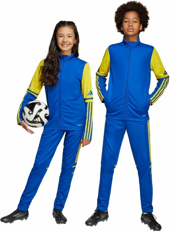Pantallona për fëmijë adidas, blu [Madhësia: 164 cm]