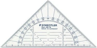 Trekëndësh matës STAEDTLER Noris jumbo 128, 16 cm, transparent
