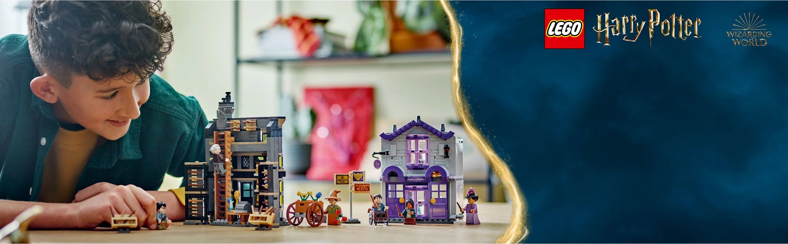 Set ndërtimi LEGO Ollivanders™ & Madam Malkin's Robes, 744 copë, shumëngjyrësh