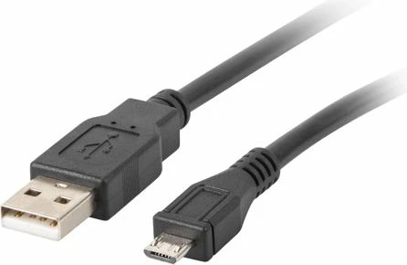 Kabllo USB Lanberg CA-USBM-10CC-0010-BK 1 m USB-A në microUSB USB 2.0, e zezë