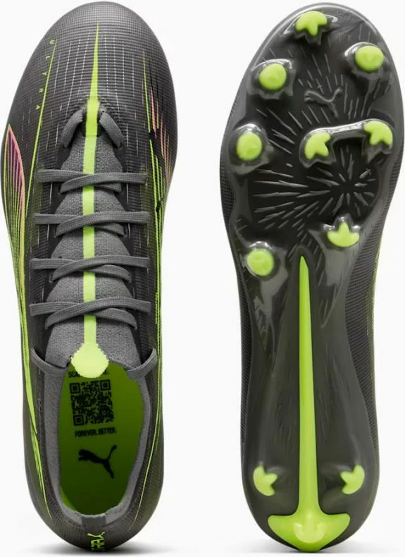 Atlete futbolli për meshkuj Puma, të hirtë