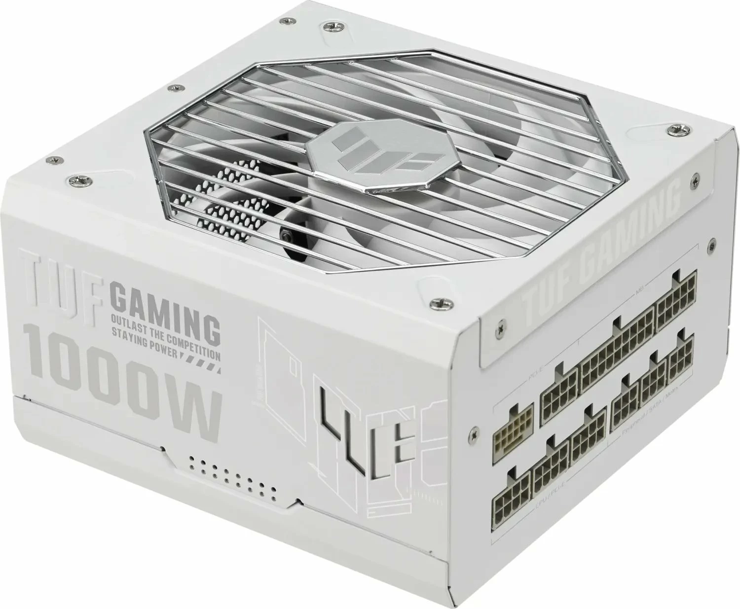 Furnizues energjie Asus TUF Gaming 1000W 80 Plus Gold ATX 3.1 Fully Modular (90YE00S5-B0NA00), e bardhë