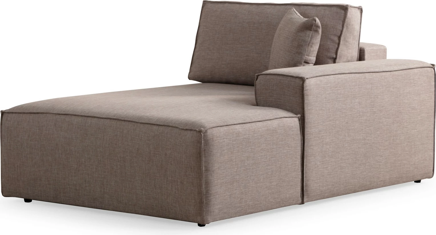 Kënd-sofë krevati Atelier del Sofa, kënd i djathtë, kafe