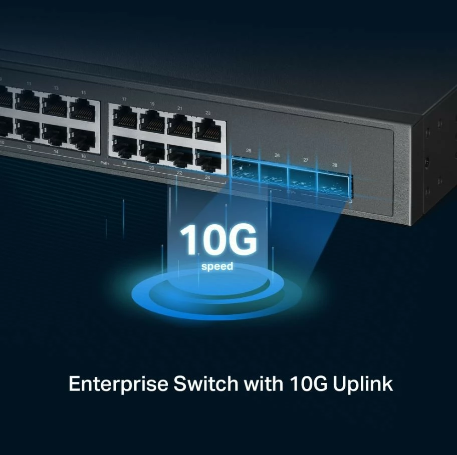 Switch TP-LINK SG3428XPP-M2, 24x2.5GE PoE+, 4SFP+, i zi