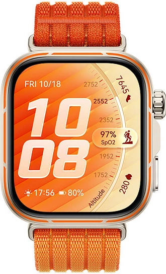 Smartwatch Huawei Watch Fit 5 Pro Niki-B29W, AMOLED, GPS, NFC, 10 ditë bateri, gradient orange