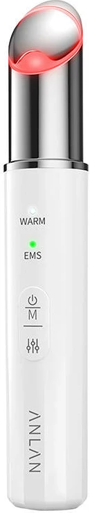 Masazhator sysh ANLAN 08-AMYY31-02A, i bardhë, me bateri të rikarikueshme