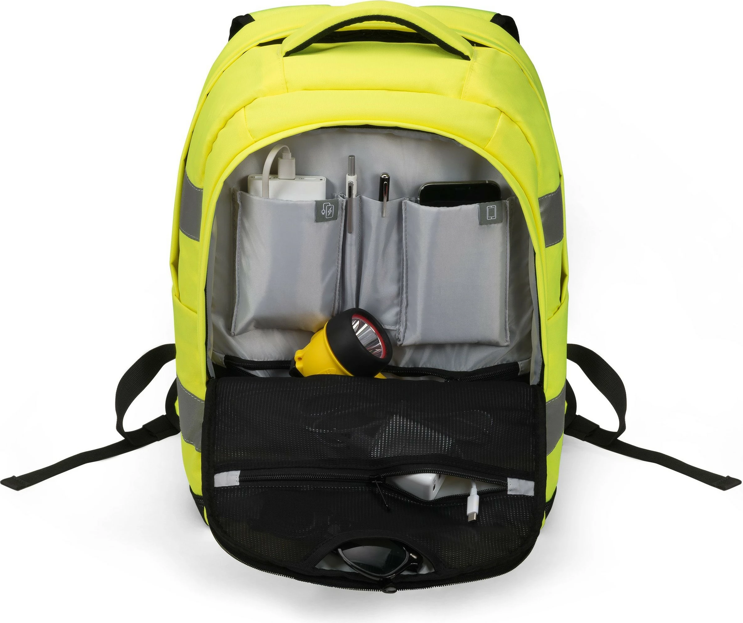Çantë shpine Dicota HI-VIS 25L e verdhë