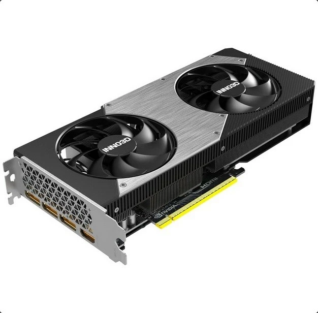 Kartë grafike INNO3D GeForce RTX 5060 Ti TWIN X2, 16GB, Gri